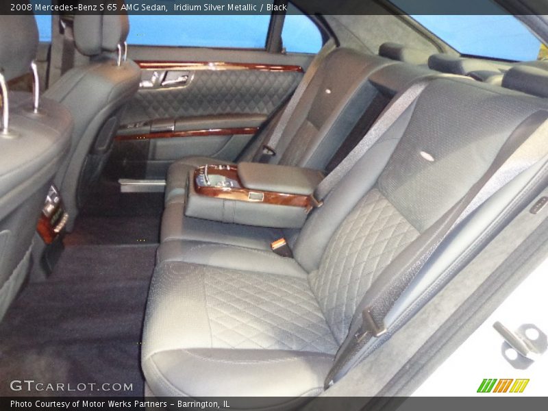 Rear Seat of 2008 S 65 AMG Sedan