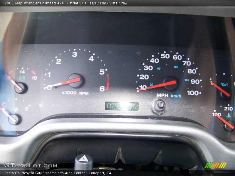 Patriot Blue Pearl / Dark Slate Gray 2005 Jeep Wrangler Unlimited 4x4