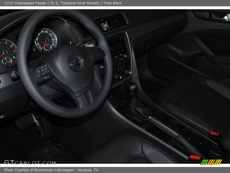 Tungsten Silver Metallic / Titan Black 2013 Volkswagen Passat 2.5L S