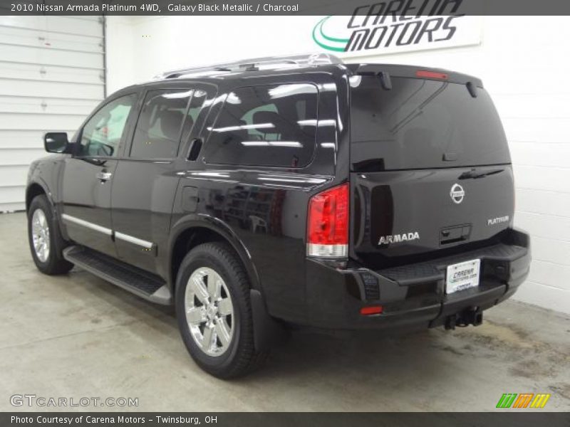 Galaxy Black Metallic / Charcoal 2010 Nissan Armada Platinum 4WD