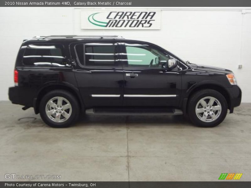 Galaxy Black Metallic / Charcoal 2010 Nissan Armada Platinum 4WD