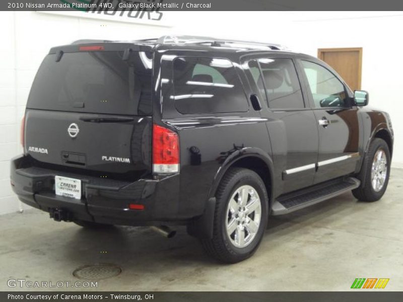 Galaxy Black Metallic / Charcoal 2010 Nissan Armada Platinum 4WD