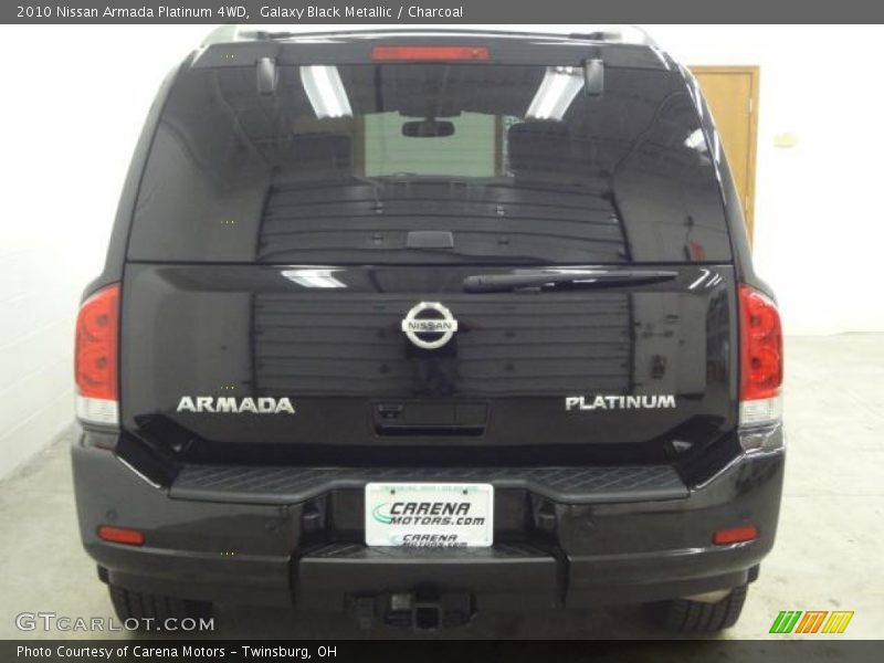 Galaxy Black Metallic / Charcoal 2010 Nissan Armada Platinum 4WD