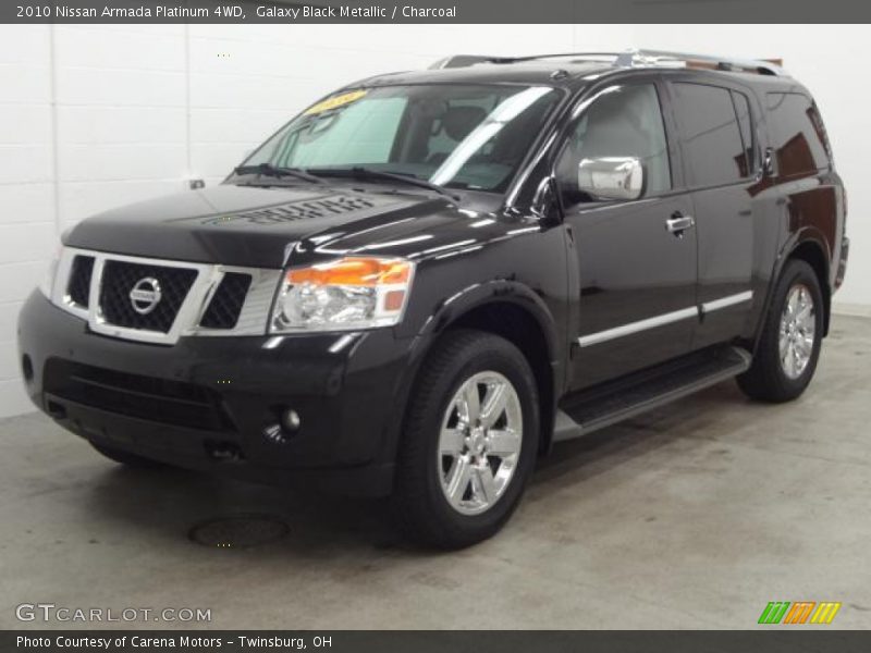 Galaxy Black Metallic / Charcoal 2010 Nissan Armada Platinum 4WD