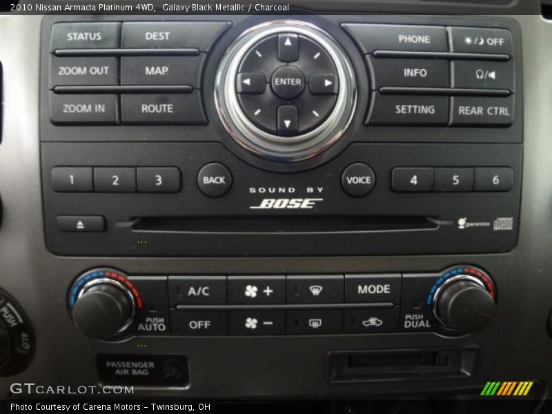 Galaxy Black Metallic / Charcoal 2010 Nissan Armada Platinum 4WD