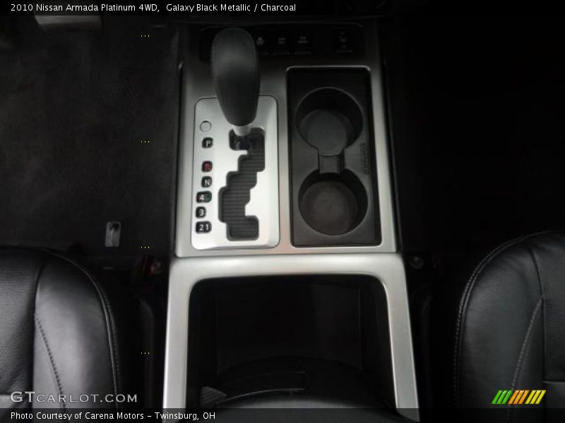 Galaxy Black Metallic / Charcoal 2010 Nissan Armada Platinum 4WD