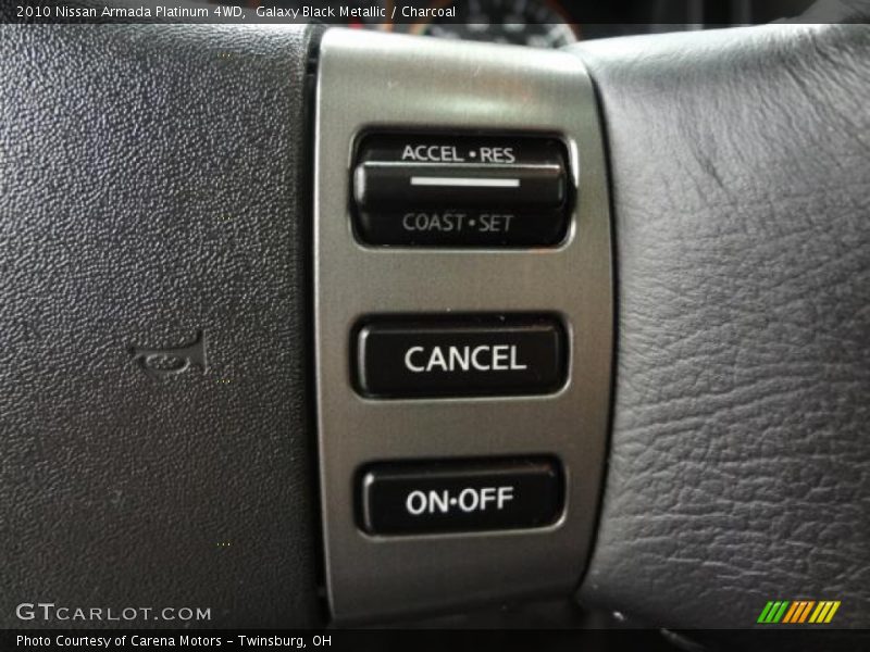 Galaxy Black Metallic / Charcoal 2010 Nissan Armada Platinum 4WD
