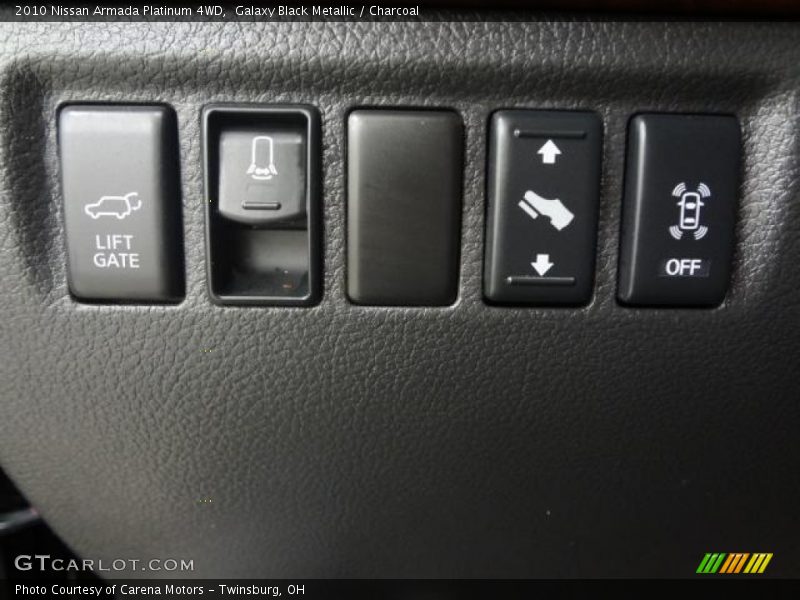Galaxy Black Metallic / Charcoal 2010 Nissan Armada Platinum 4WD