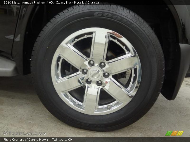 Galaxy Black Metallic / Charcoal 2010 Nissan Armada Platinum 4WD