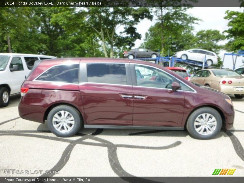  2014 Odyssey EX-L Dark Cherry Pearl