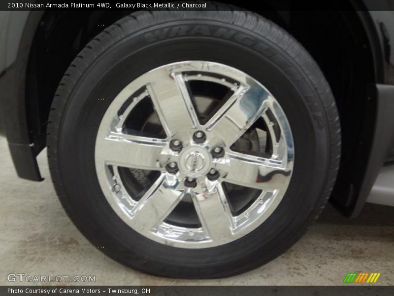 Galaxy Black Metallic / Charcoal 2010 Nissan Armada Platinum 4WD