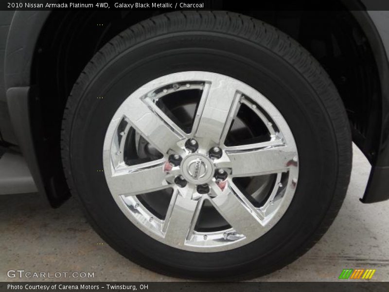 Galaxy Black Metallic / Charcoal 2010 Nissan Armada Platinum 4WD