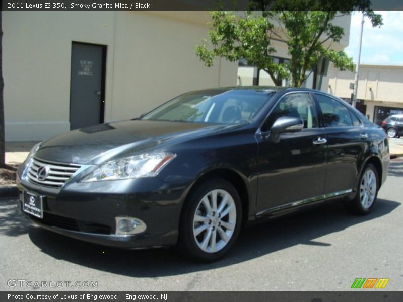 Smoky Granite Mica / Black 2011 Lexus ES 350