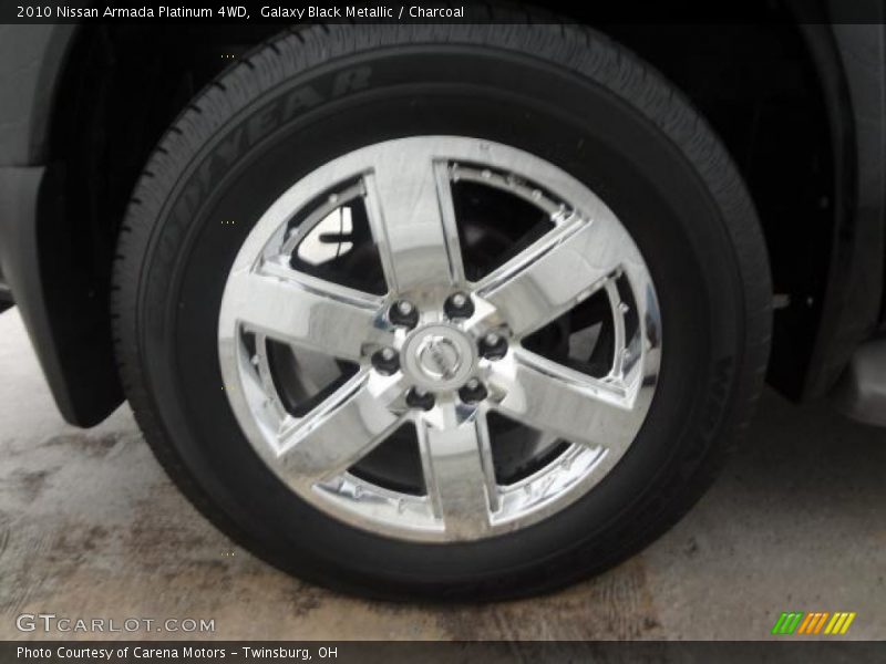 Galaxy Black Metallic / Charcoal 2010 Nissan Armada Platinum 4WD