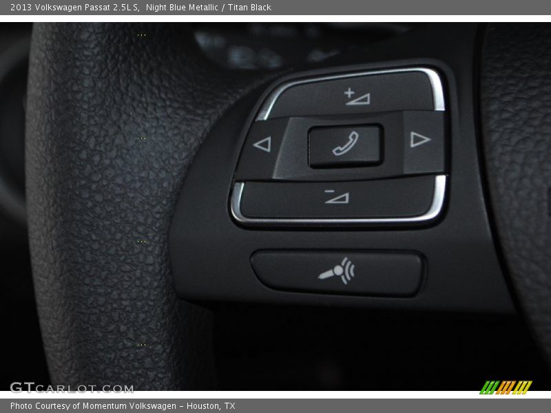 Night Blue Metallic / Titan Black 2013 Volkswagen Passat 2.5L S