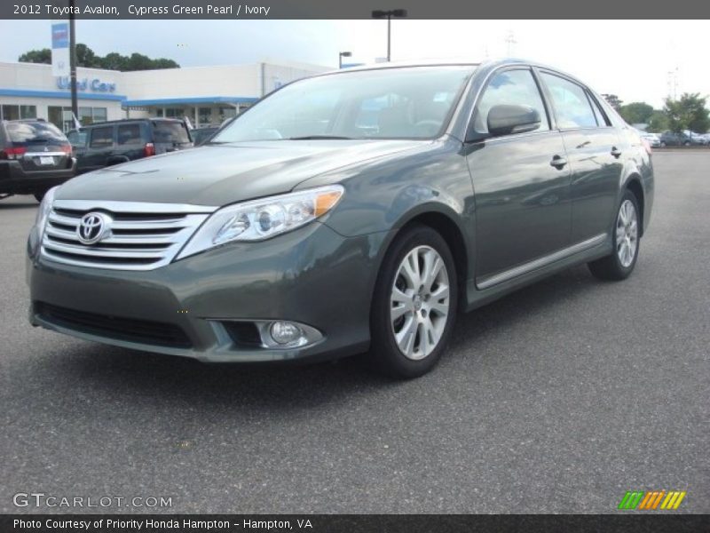 Cypress Green Pearl / Ivory 2012 Toyota Avalon