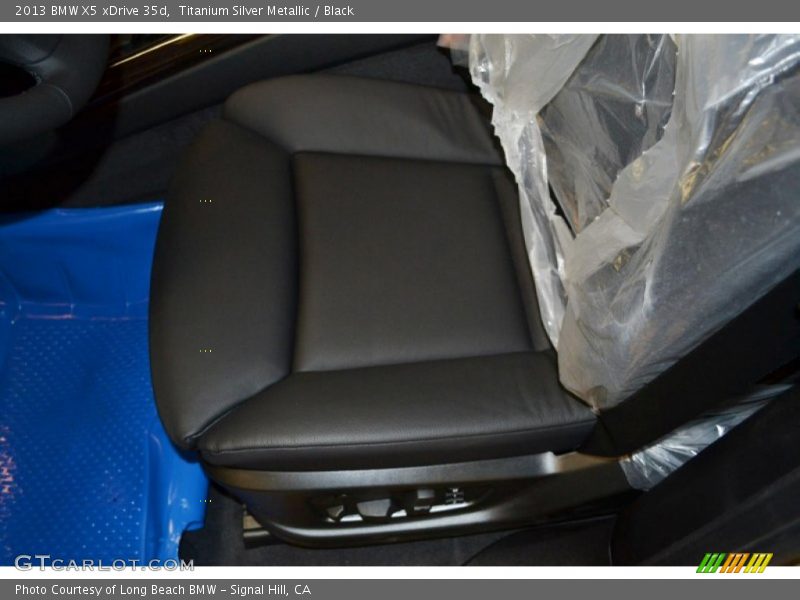 Titanium Silver Metallic / Black 2013 BMW X5 xDrive 35d