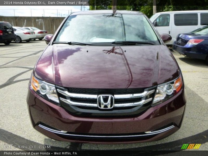  2014 Odyssey EX-L Dark Cherry Pearl