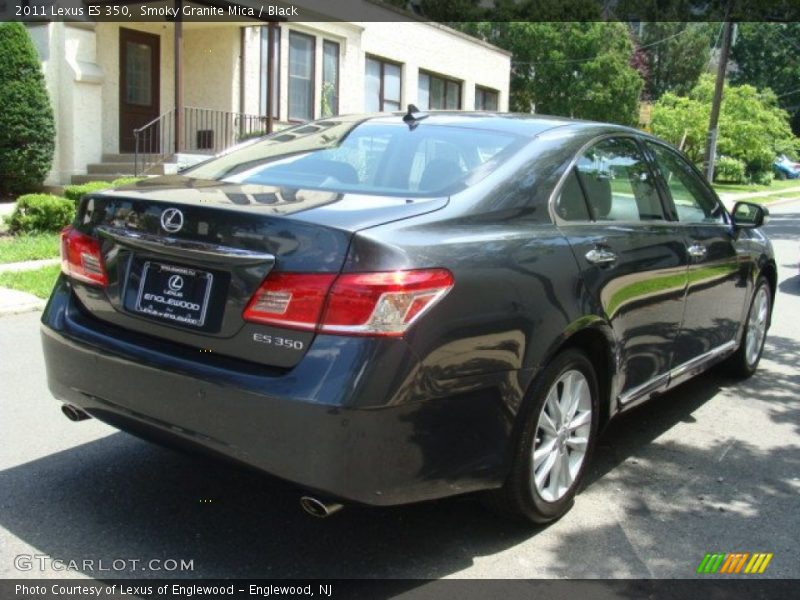 Smoky Granite Mica / Black 2011 Lexus ES 350