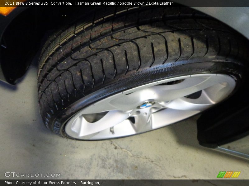 Tasman Green Metallic / Saddle Brown Dakota Leather 2011 BMW 3 Series 335i Convertible