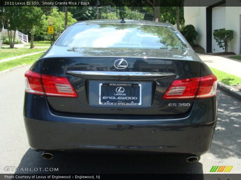 Smoky Granite Mica / Black 2011 Lexus ES 350