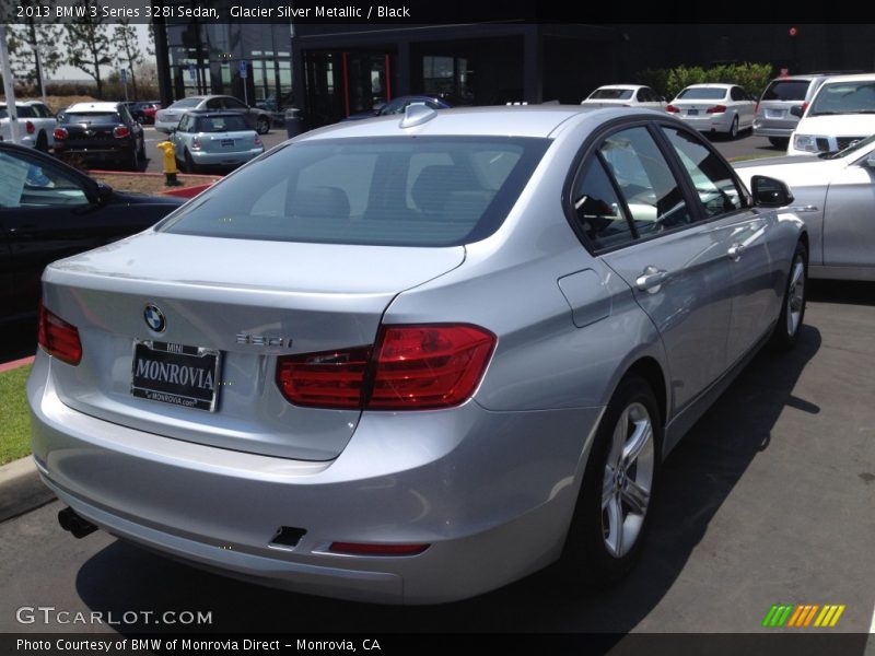 Glacier Silver Metallic / Black 2013 BMW 3 Series 328i Sedan