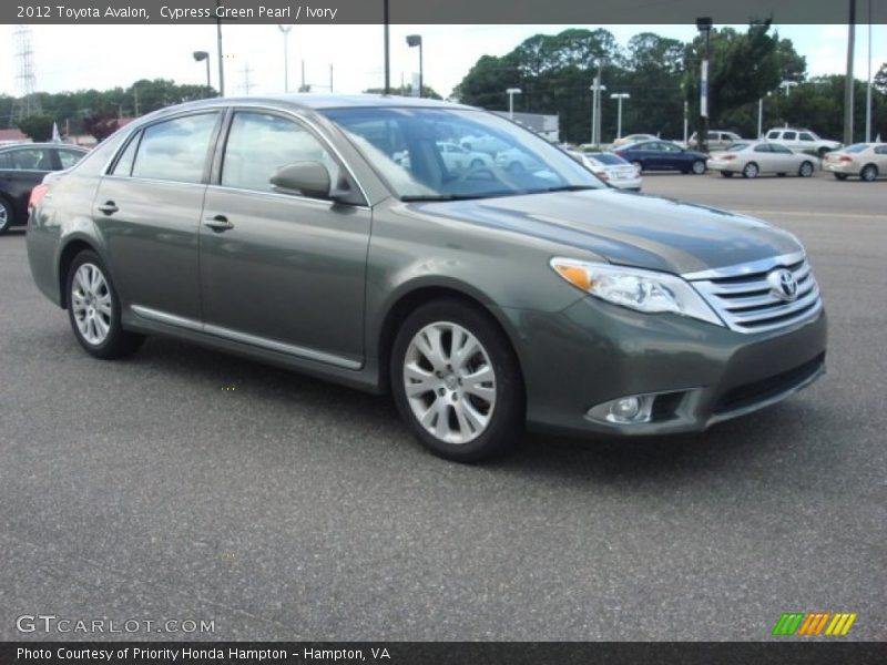 Cypress Green Pearl / Ivory 2012 Toyota Avalon