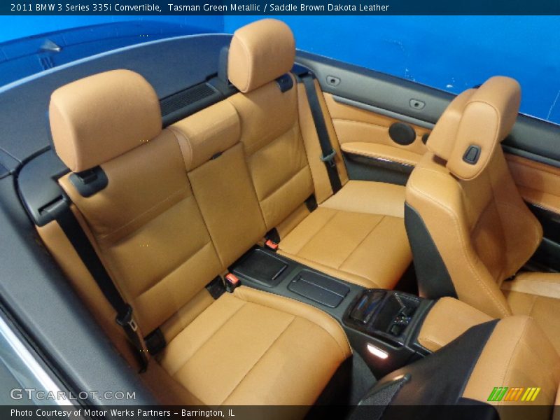Tasman Green Metallic / Saddle Brown Dakota Leather 2011 BMW 3 Series 335i Convertible
