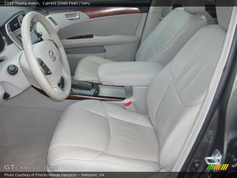 Cypress Green Pearl / Ivory 2012 Toyota Avalon