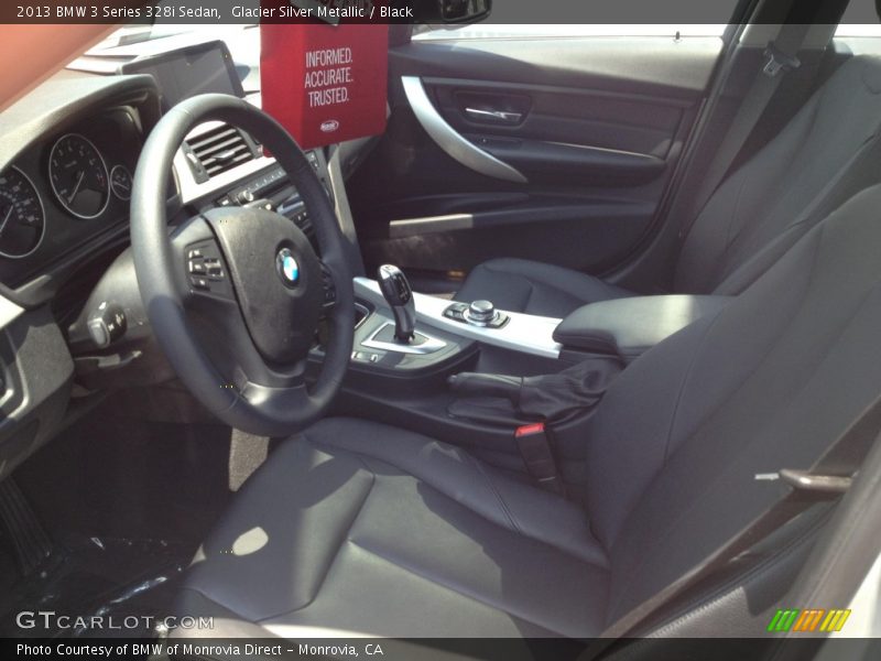 Glacier Silver Metallic / Black 2013 BMW 3 Series 328i Sedan