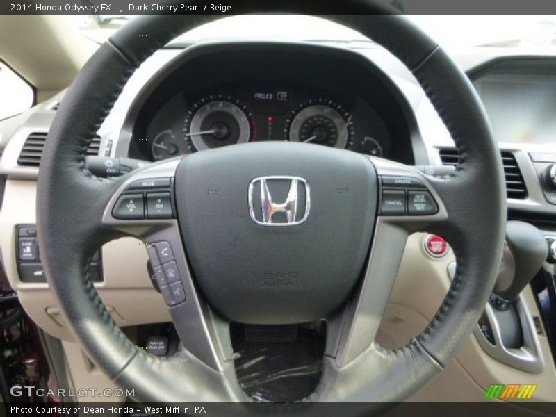  2014 Odyssey EX-L Steering Wheel