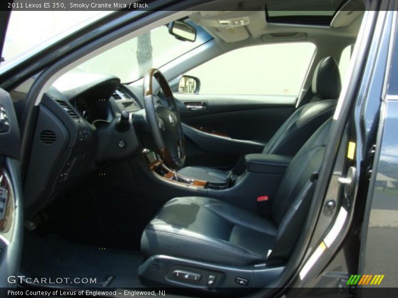 Smoky Granite Mica / Black 2011 Lexus ES 350