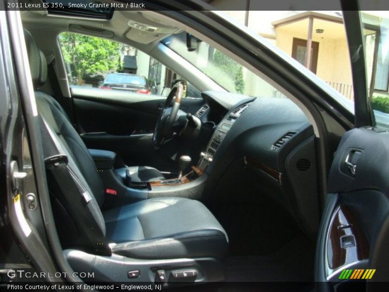 Smoky Granite Mica / Black 2011 Lexus ES 350