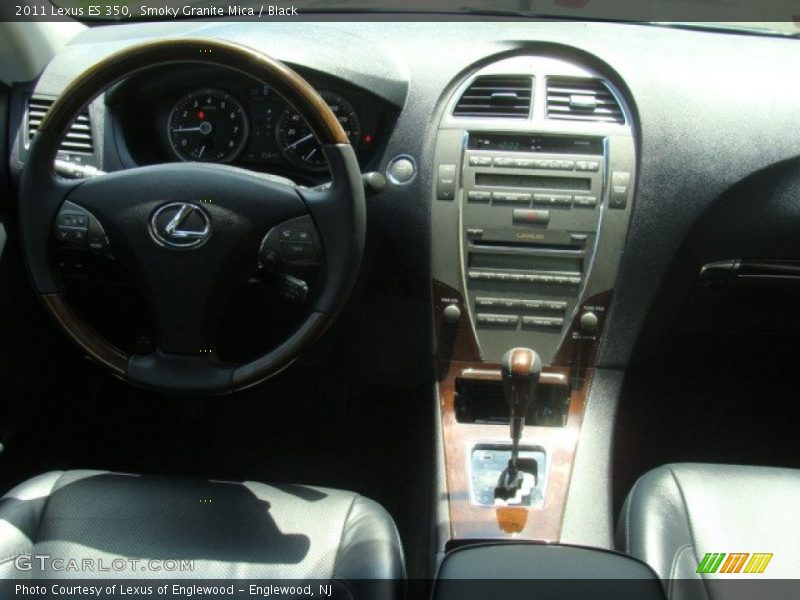 Smoky Granite Mica / Black 2011 Lexus ES 350
