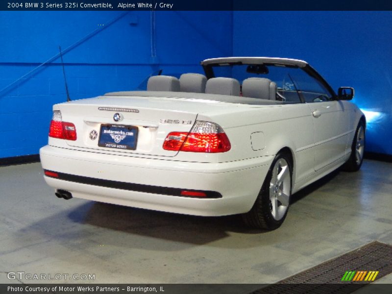 Alpine White / Grey 2004 BMW 3 Series 325i Convertible