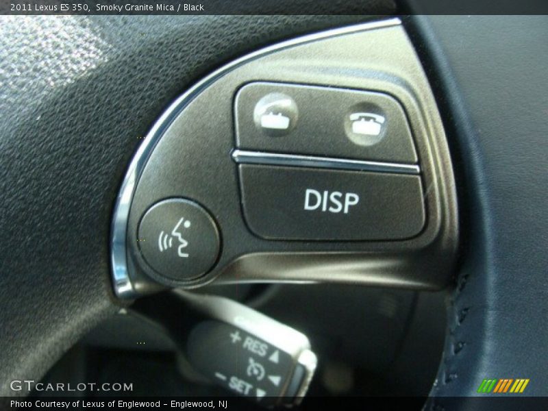 Smoky Granite Mica / Black 2011 Lexus ES 350