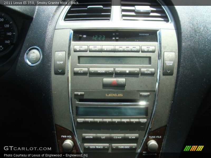 Smoky Granite Mica / Black 2011 Lexus ES 350