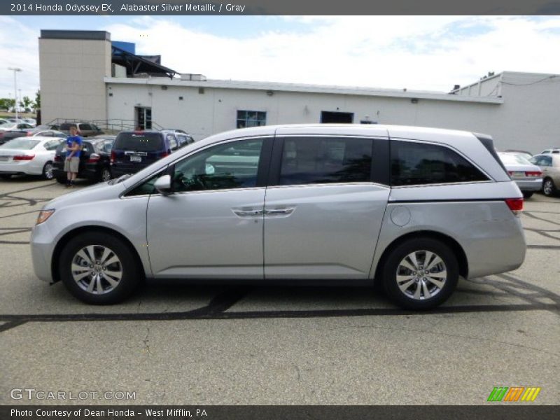  2014 Odyssey EX Alabaster Silver Metallic