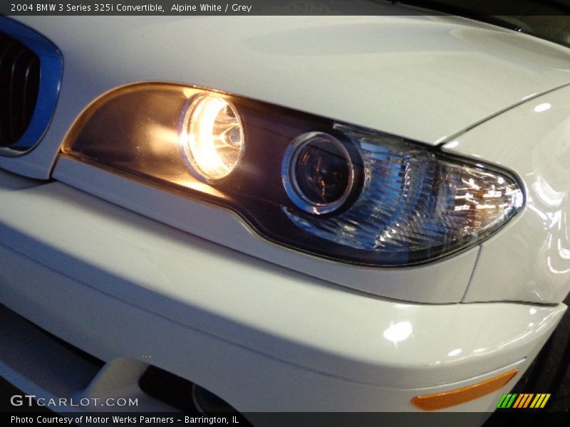 Alpine White / Grey 2004 BMW 3 Series 325i Convertible