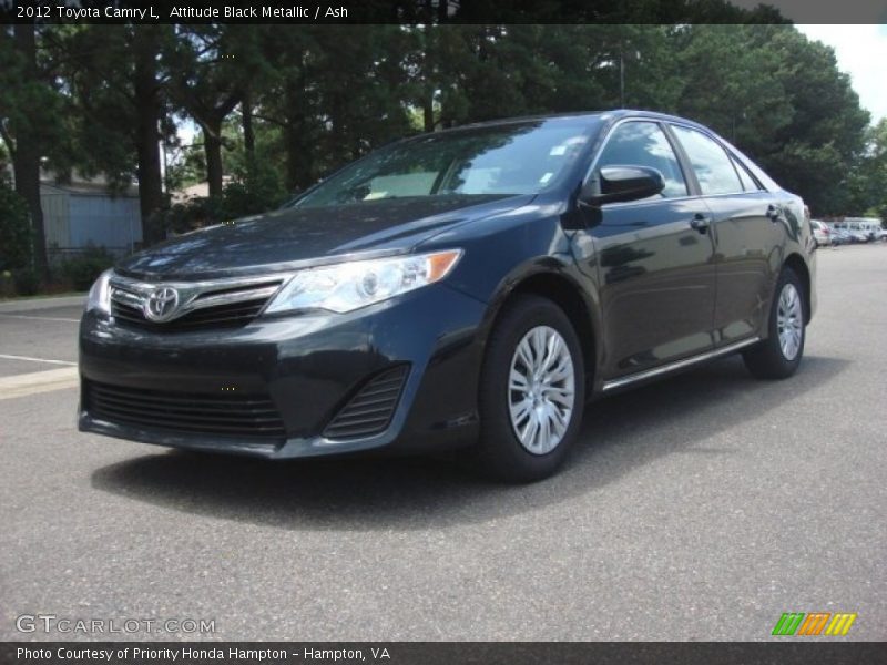 Attitude Black Metallic / Ash 2012 Toyota Camry L