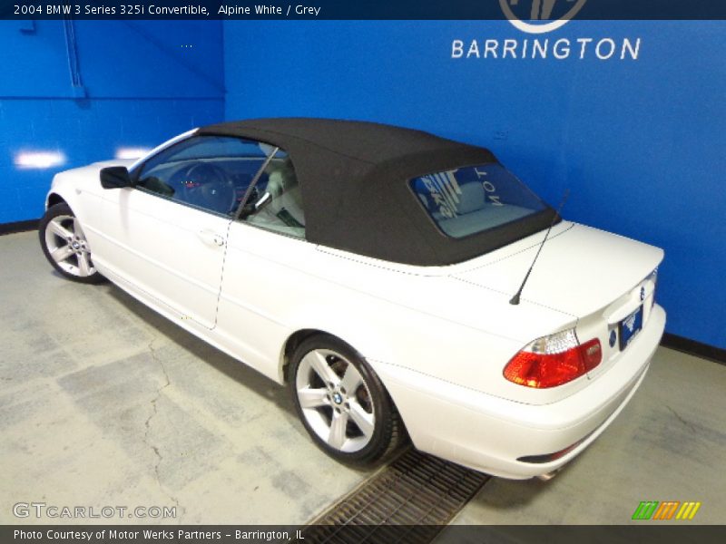 Alpine White / Grey 2004 BMW 3 Series 325i Convertible