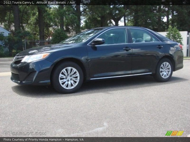 Attitude Black Metallic / Ash 2012 Toyota Camry L