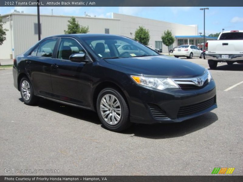 Attitude Black Metallic / Ash 2012 Toyota Camry L
