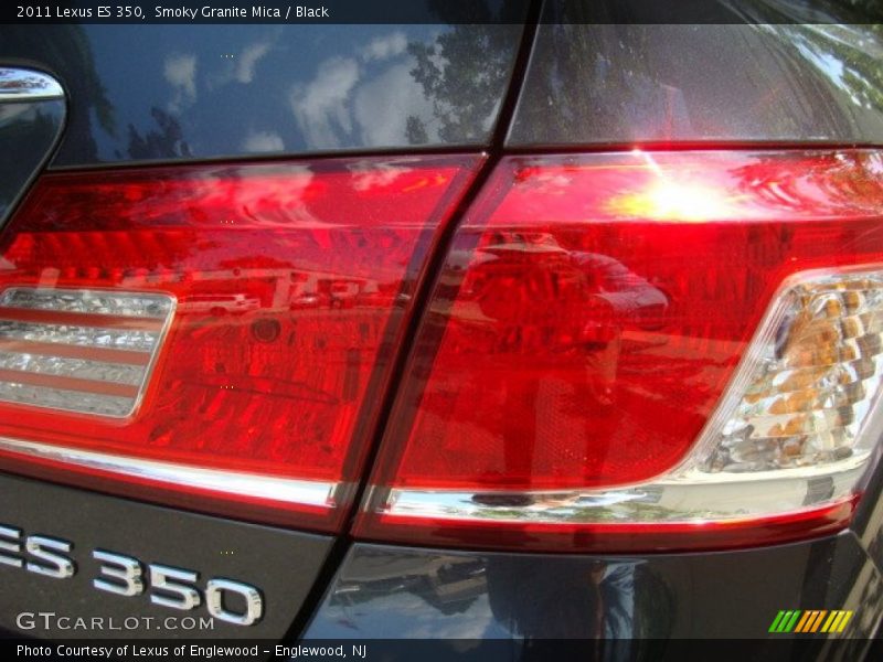 Smoky Granite Mica / Black 2011 Lexus ES 350