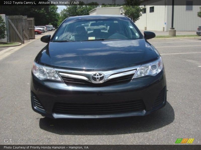 Attitude Black Metallic / Ash 2012 Toyota Camry L