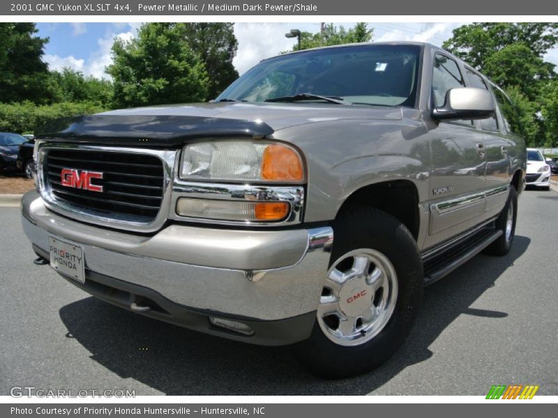 Pewter Metallic / Medium Dark Pewter/Shale 2001 GMC Yukon XL SLT 4x4