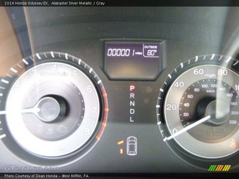  2014 Odyssey EX EX Gauges