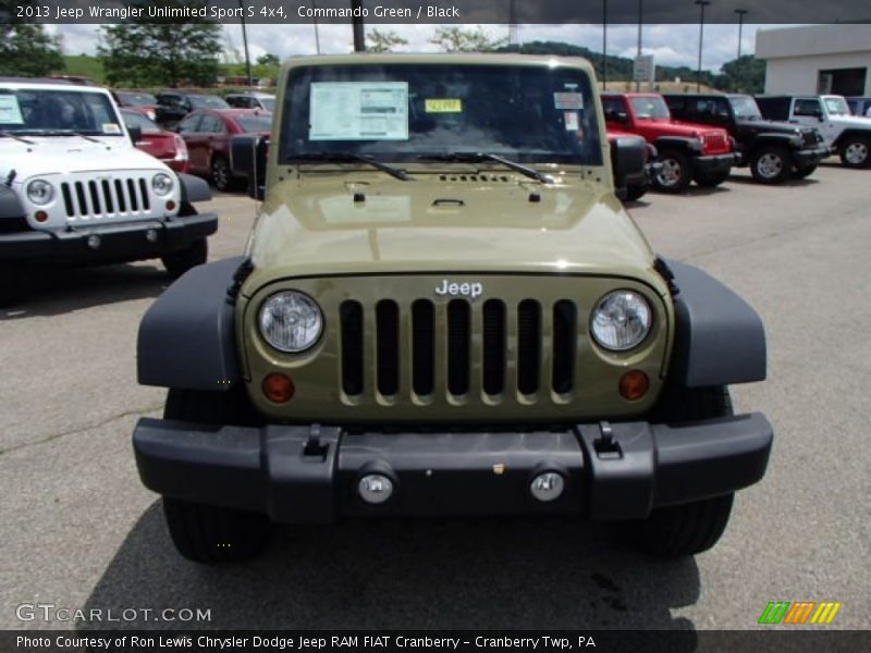 Commando Green / Black 2013 Jeep Wrangler Unlimited Sport S 4x4