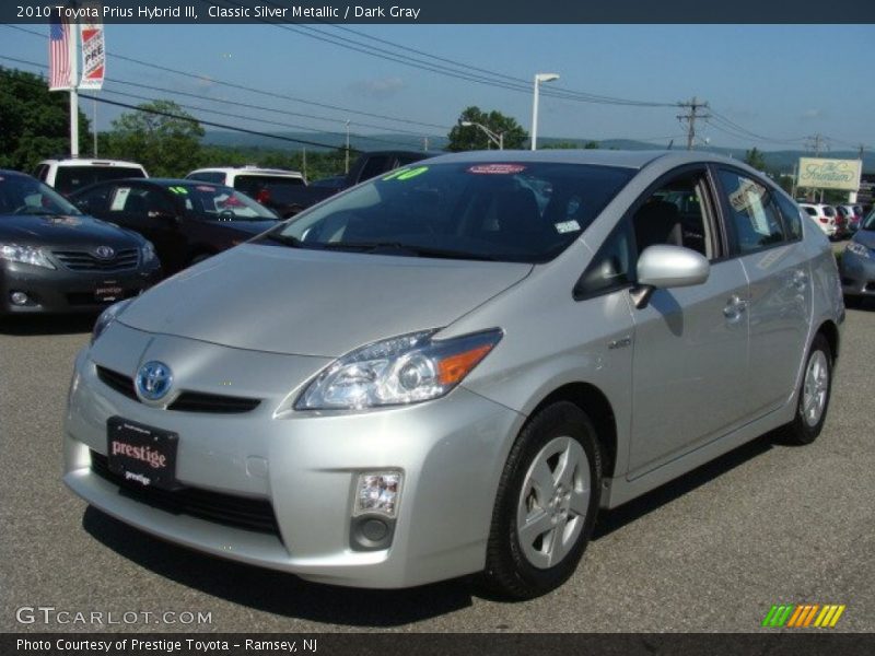 Classic Silver Metallic / Dark Gray 2010 Toyota Prius Hybrid III