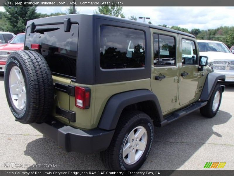 Commando Green / Black 2013 Jeep Wrangler Unlimited Sport S 4x4